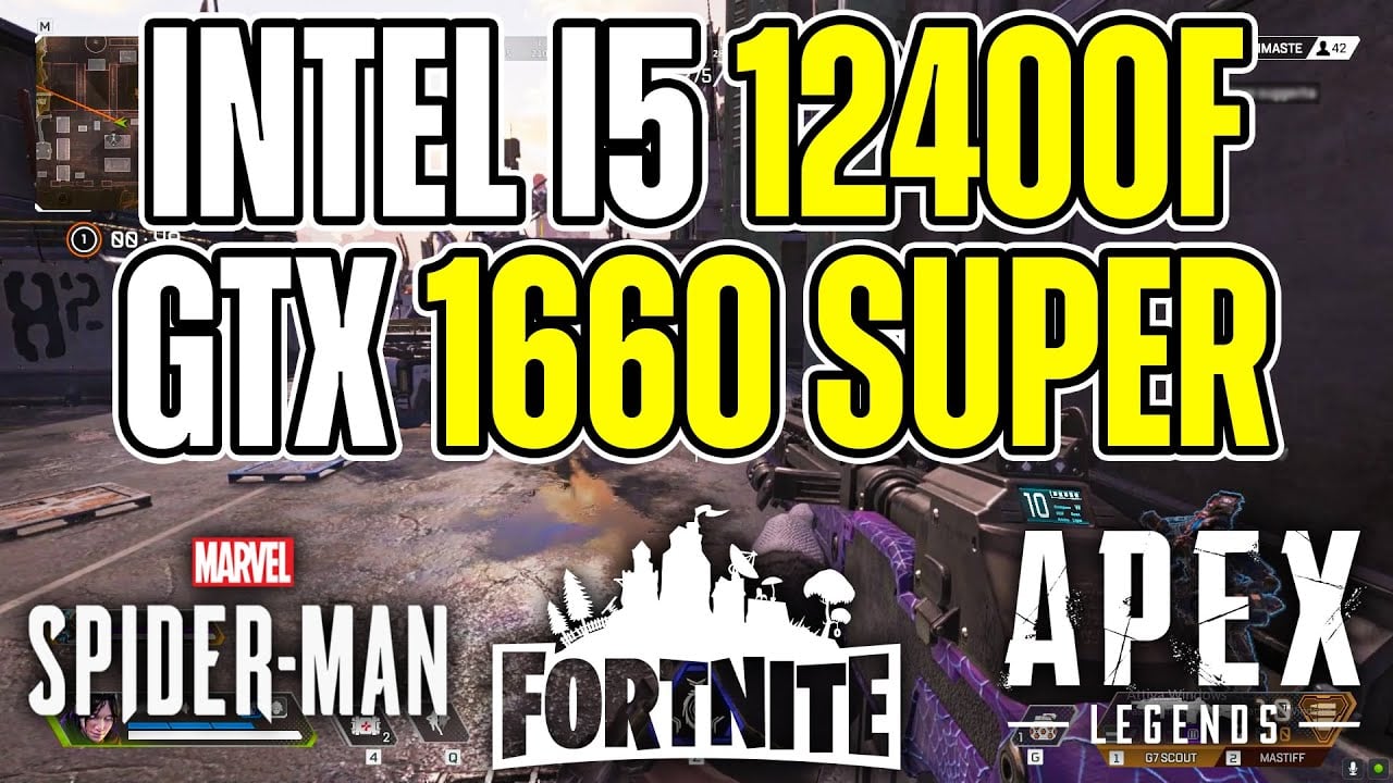 GTX 1660 Super + Intel i5-12400F Benchmarks | Tested in 5 Games