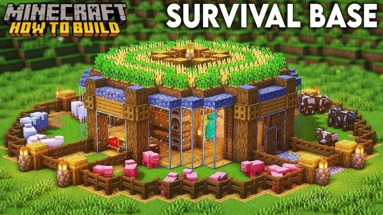 Minecraft: How to Build an Ultimate Survival Base Tutorial