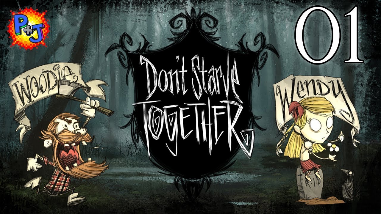 Let's Play Don't Starve Together | PS4 Split Screen Co-op Gameplay Part 1 (P+J)