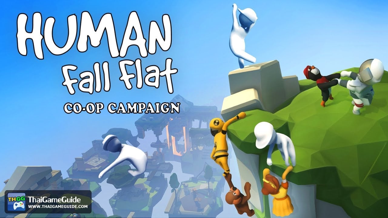 Human: Fall Flat : Local Split Screen Co-op Campaign ~ Gameplay Walkthrough (No Commentary)