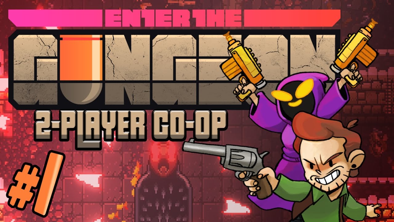 Enter the Gungeon - #1 - T-shirt Gun (Gungeon 2-player Co-op Gameplay)