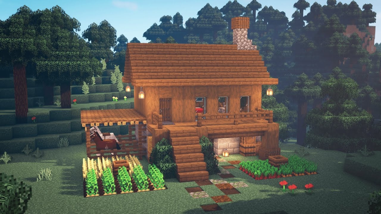 Minecraft | How to Build a Simple Survival House | Starter House