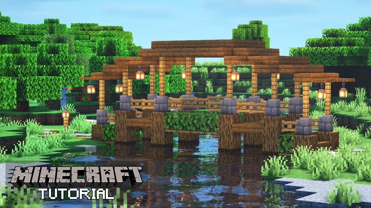 Minecraft: How To Build a Bridge (Tutorial)