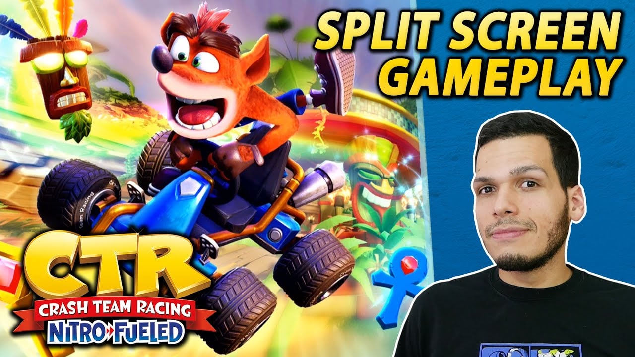 Crash Team Racing Nitro-Fueled Split-Screen Gameplay (PS4)