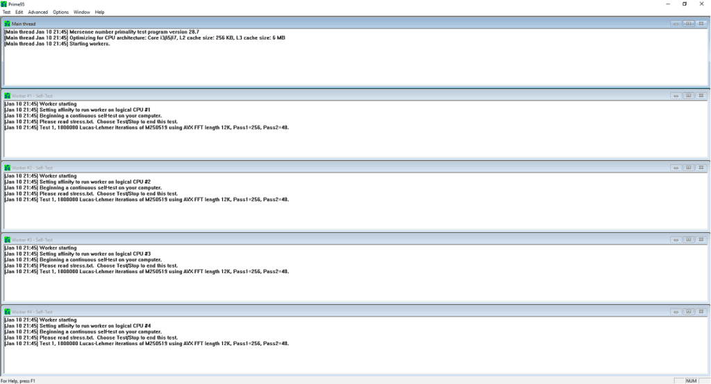 top cpu stress test