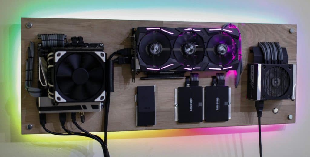 8 Ridiculously Awesome Wall-Mounted PC Build Examples