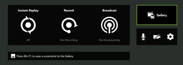 record screen with nvidia experience