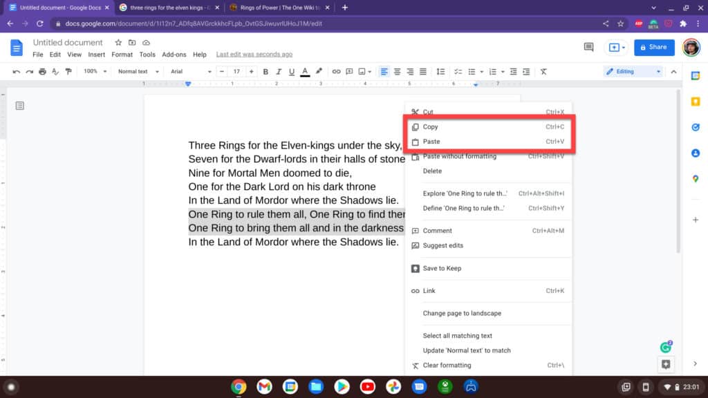 How to Copy & Paste on Chromebook