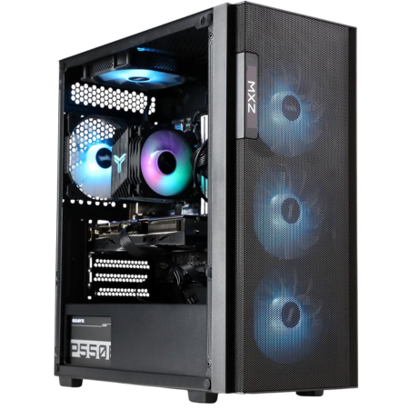 MXZ Gaming PC Desktop - 12400F + RX 7650 GRE