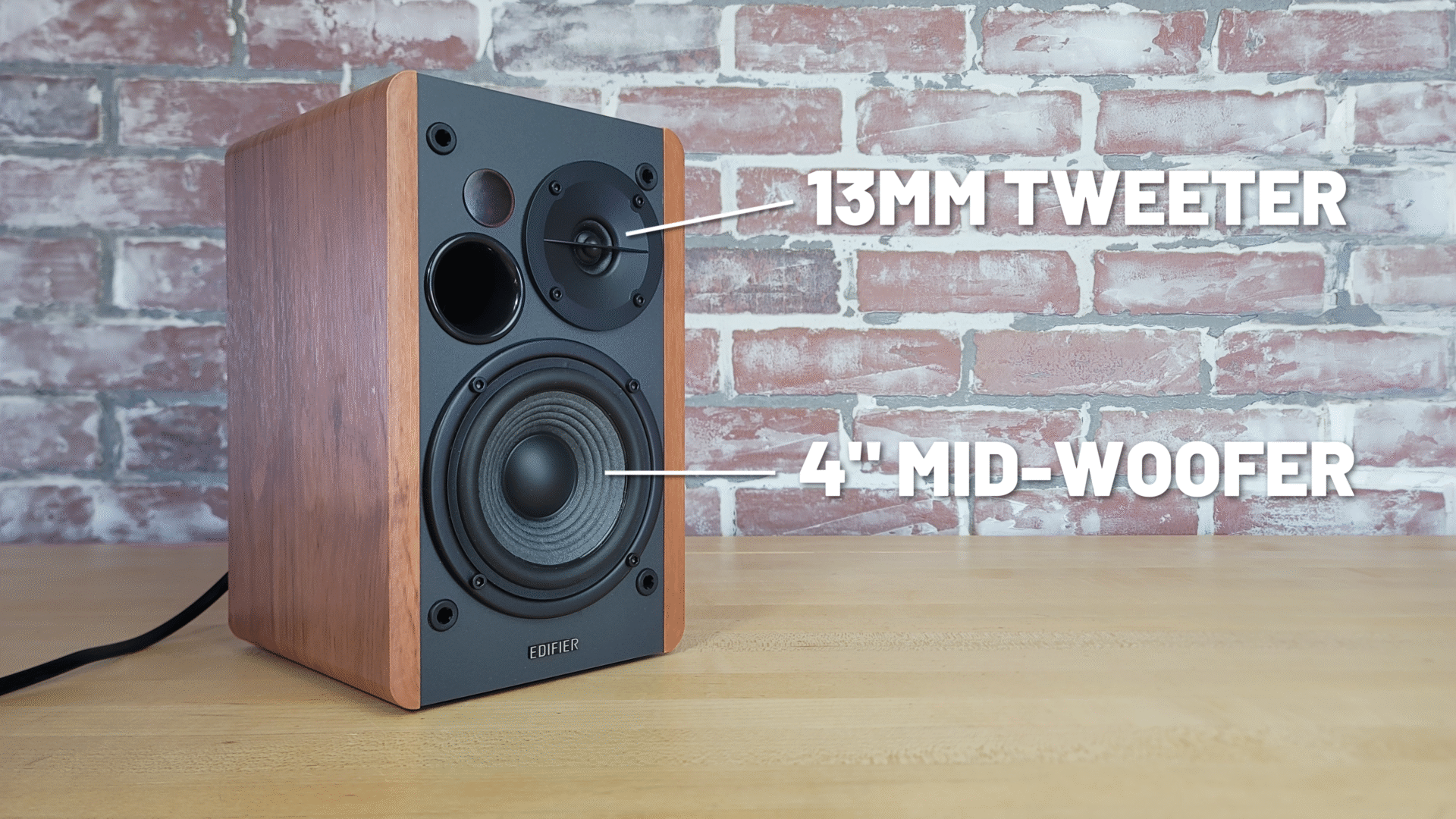 R1280Ts Tweeter and Woofer Size