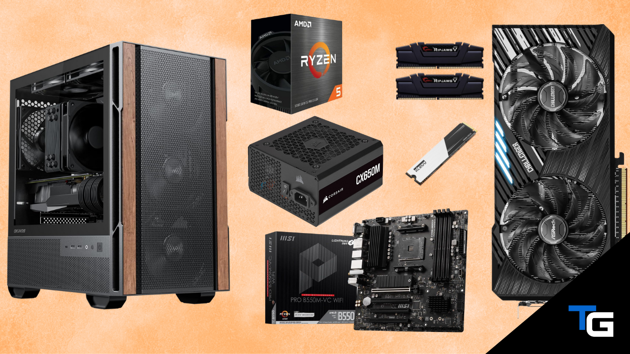 $600 Gaming PC Build 2025 (5500 + Arc A750)