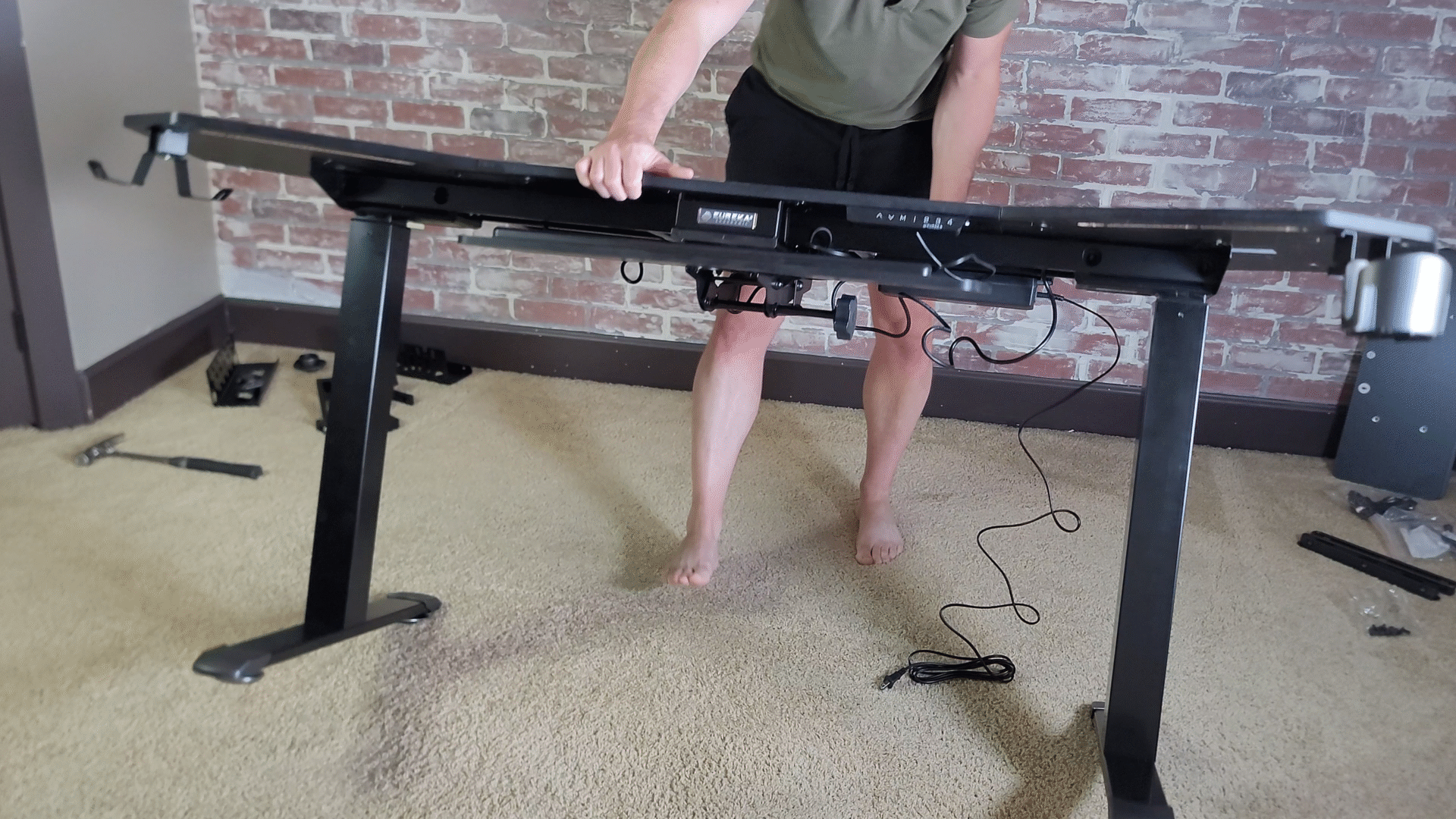 Assembly - Getting Desk Upright