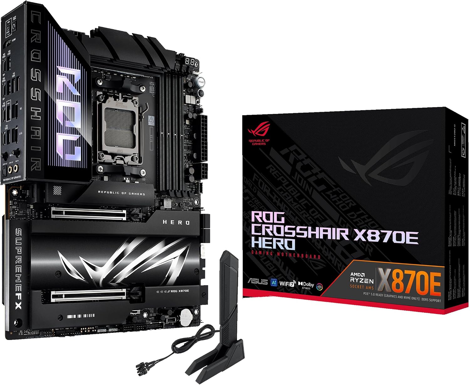 ASUS ROG Crosshair X870E Hero AMD X870E