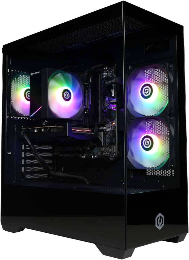 CyberPowerPC Gaming PC, Intel Core i5-14400F, GeForce RTX 5060 8GB - Gamer Xtreme, 16GB DDR5, 1TB PCIe 4.0 SSD