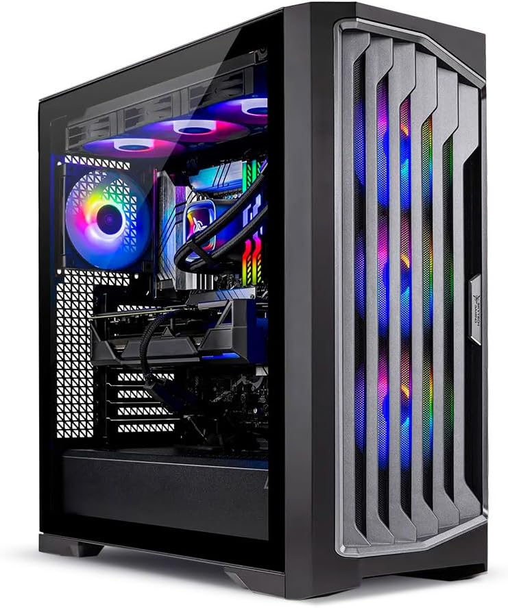 Skytech Gaming Legacy 4 Gaming PC, Ryzen 9 9950X3D, RTX 5090 - 64GB DDR5 RAM 6000, 4TB Gen4 NVMe M.2 SSD, Windows 11, X870 Board, 1200W GOLD ATX 3 PSU