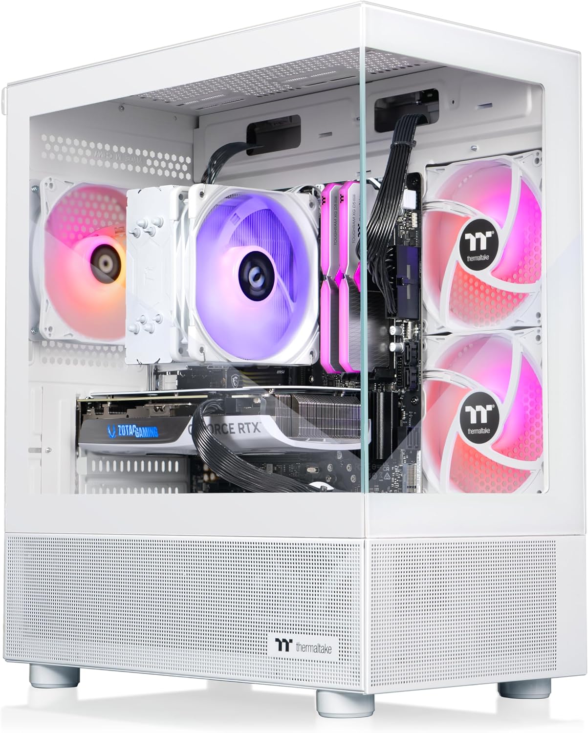 Thermaltake LCGS View u2460TS-170 Gaming Desktop - Intel® Core™ Ultra 5 245KF, ToughRam 32GB DDR5 6000MTs RGB Memory, NVIDIA GeForce® RTX 5060 Ti, 1TB NVMe