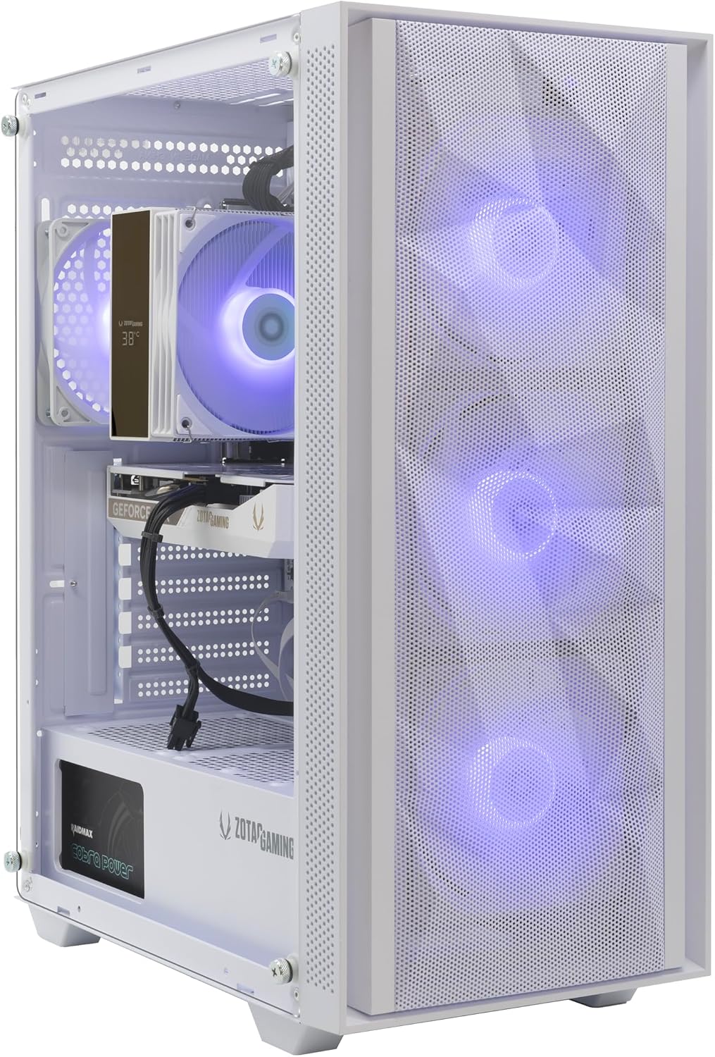 ZOTAC MEK Gaming PC Desktop, NVIDIA GeForce RTX 5060 8GB GDDR7, AMD Ryzen 5 9600X Up to 5.4GHz, 16GB DDR5, 1TB NVMe SSD, 650W 80+ Gold PSU
