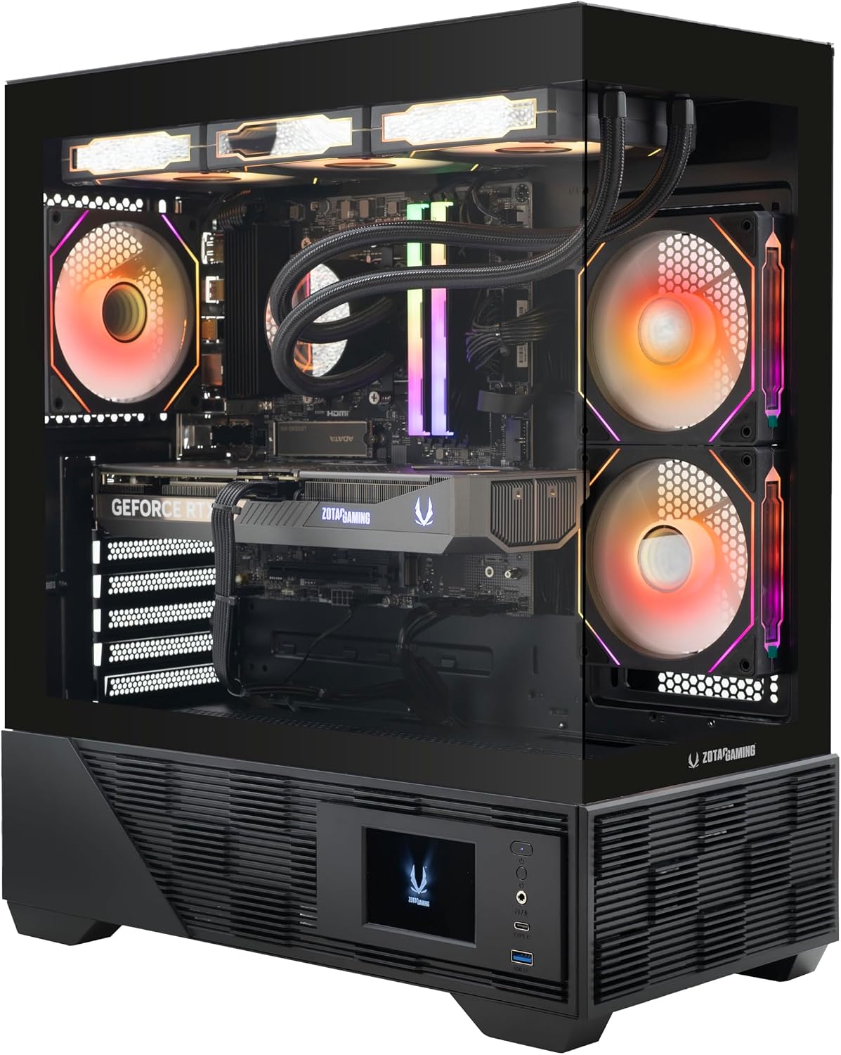 ZOTAC MEK Gaming PC Desktop, NVIDIA GeForce RTX 5070 12GB GDDR7, AMD Ryzen 7 9700X Up to 5.5GHz, 32GB DDR5, 1TB NVMe SSD, 750W 80+ Gold PSU