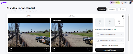 ai video enhancement