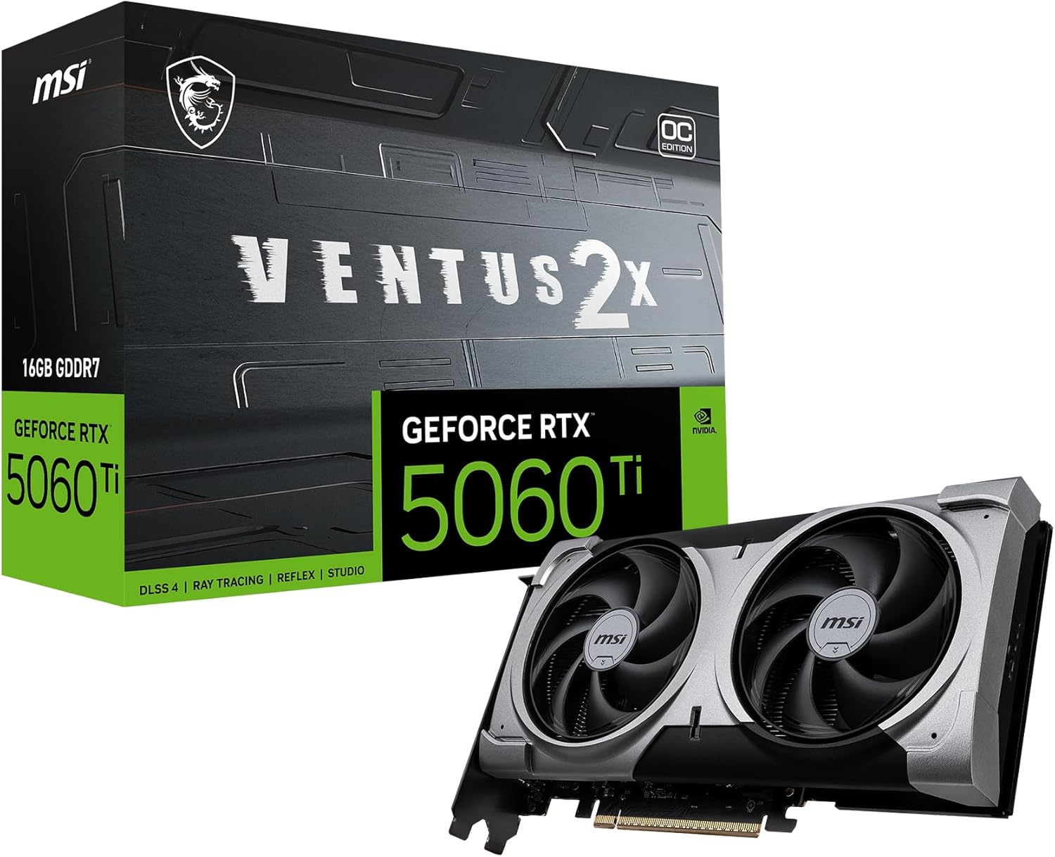 msi Gaming RTX 5060 Ti 16G Ventus 2X OC Plus